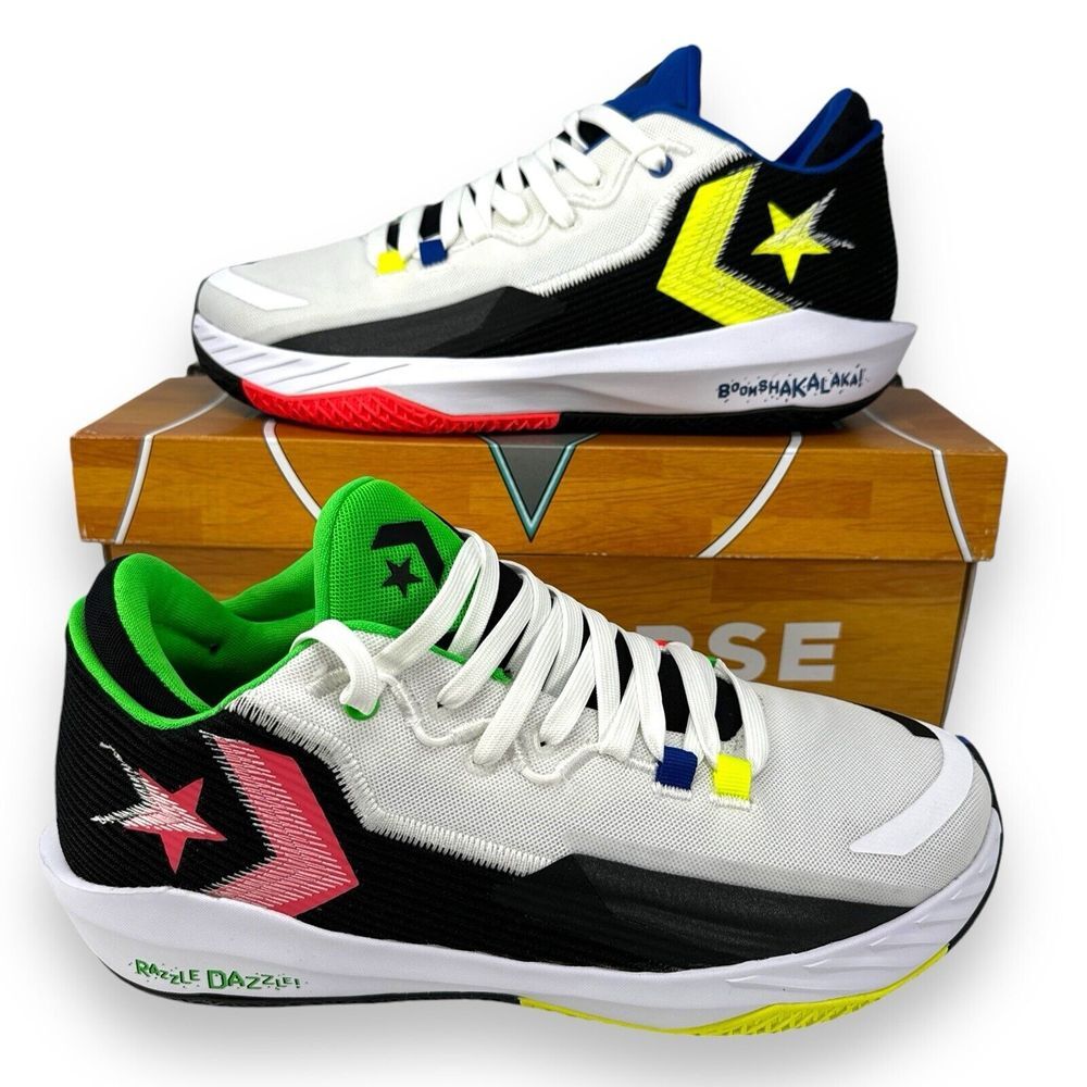 Converse All Star BB Jet Mid NBA JAM Basketball Sneaker White Red 171634C Sz‎ 11